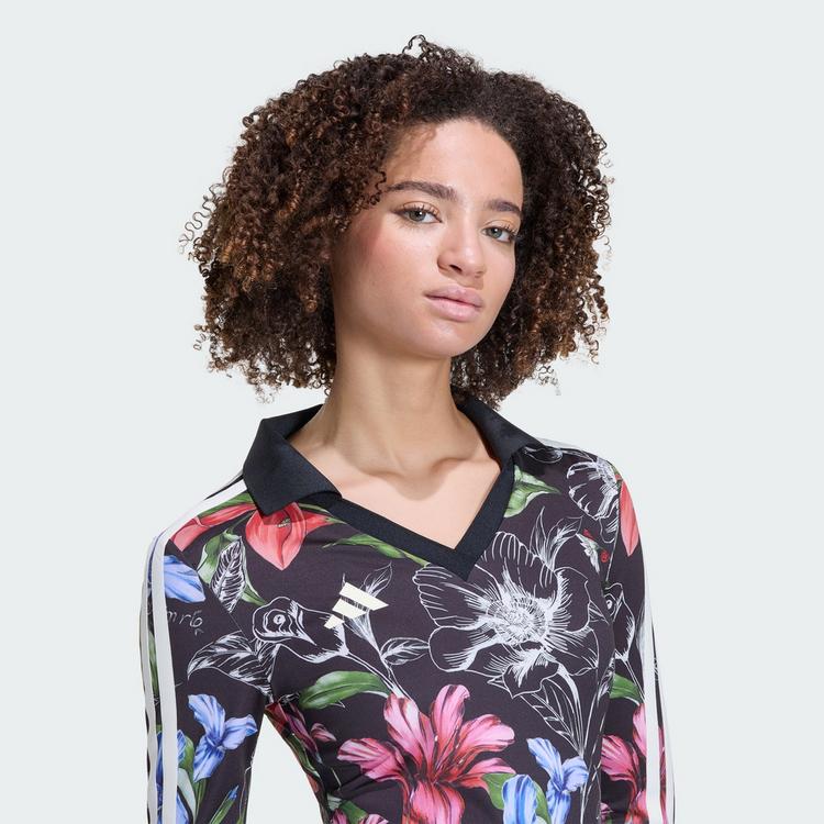 adidas adidas ADIDAS x FARM RIO ONESIE Bodysuit Damen - Black / Cream White / Multicolor - 0 | SportScheck