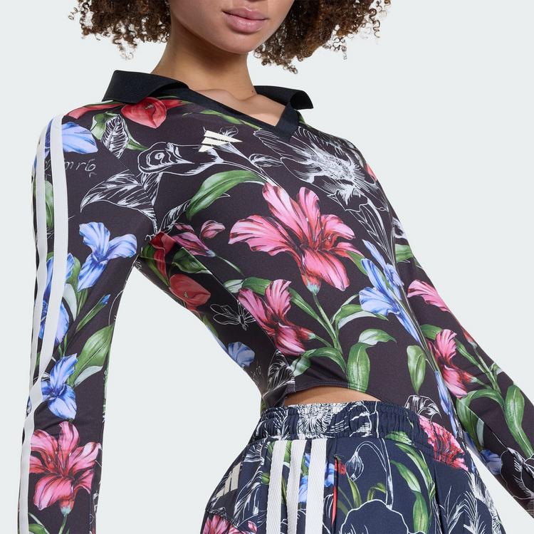 adidas adidas ADIDAS x FARM RIO ONESIE Bodysuit Damen - Black / Cream White / Multicolor - 1 | SportScheck
