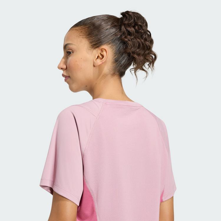 adidas adidas adi365Breeze Running T-Shirt T-Shirt Damen - Magic Mauve / Dual Magenta - 1 | SportScheck
