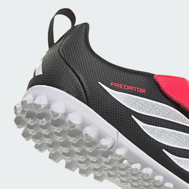 adidas adidas PREDATOR CLUB Kinder-Fu&szlig;ballschuh f&uuml;r Fu&szlig;ballschuhe Kinder - Core Black / Cloud White / Lucid Red - 5 | SportScheck