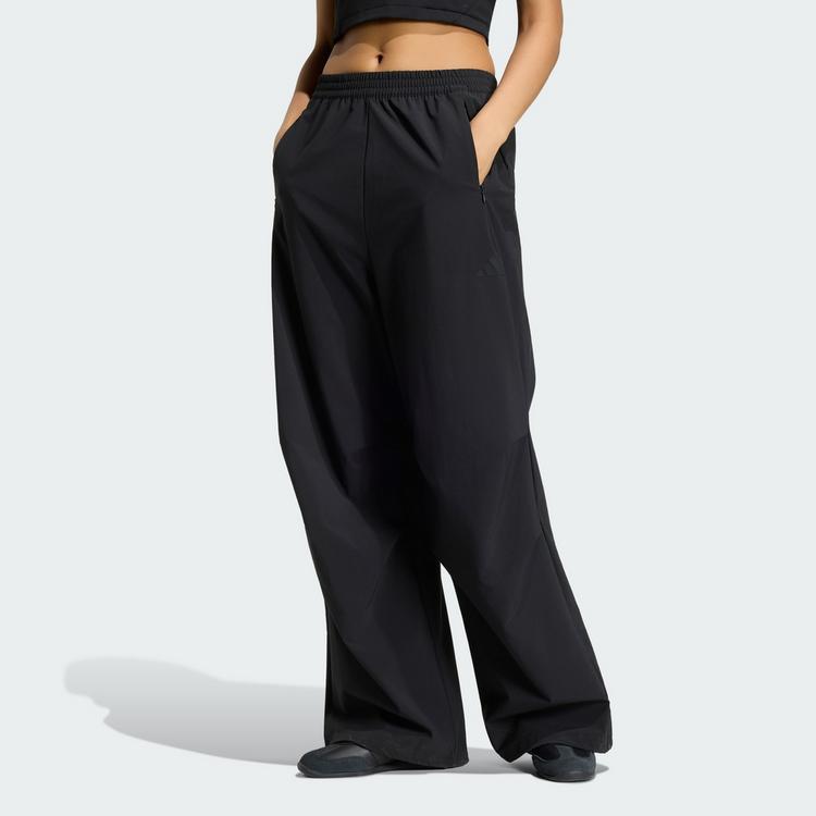 adidas adidas City Tech Gewebte Fallschirmhose Stoffhose Damen - Black - 0 | SportScheck