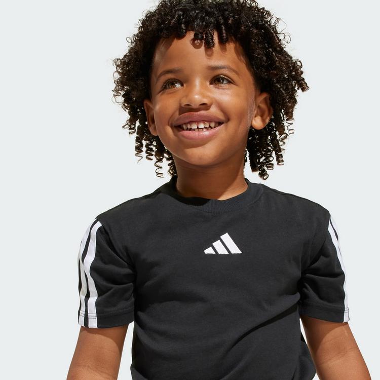 adidas adidas Essentials Kids T-Shirt T-Shirt Kinder - Black / White - 0 | SportScheck