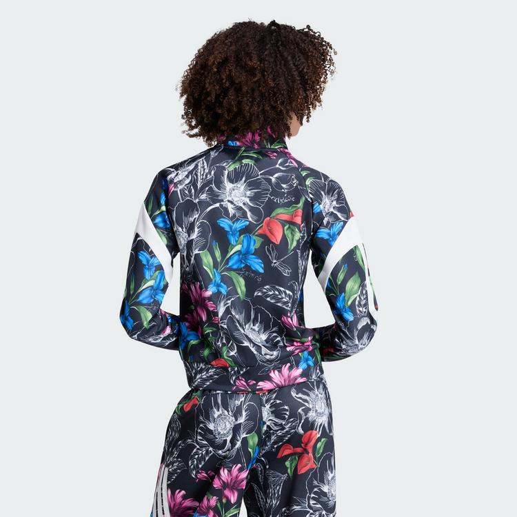 adidas adidas ADIDAS x FARM RIO HOUSE OF TIRO Sweatjacke Damen - Black / Cream White / Multicolor - 1 | SportScheck