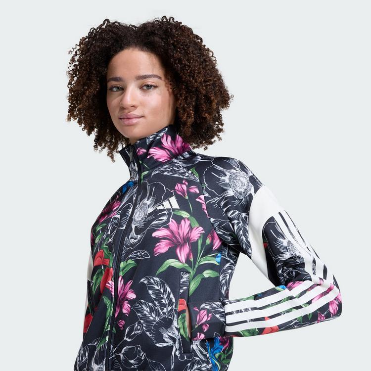 adidas adidas ADIDAS x FARM RIO HOUSE OF TIRO Sweatjacke Damen - Black / Cream White / Multicolor - 1 | SportScheck