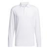 adidas Lang&auml;rmeliges Poloshirt Langarmshirt Herren - White