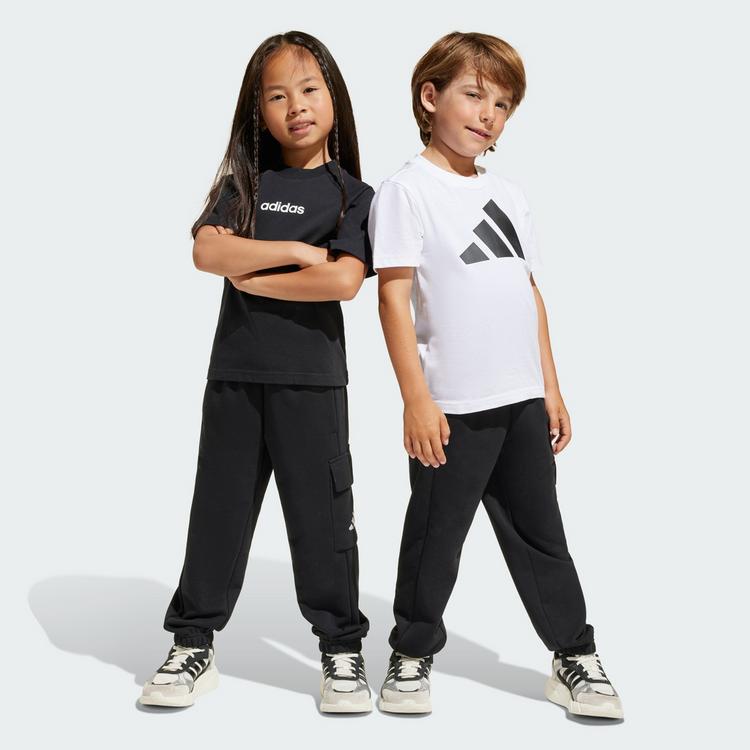 adidas adidas Essentials Kids Cargohose Hose Kinder - Black / White - 0 | SportScheck