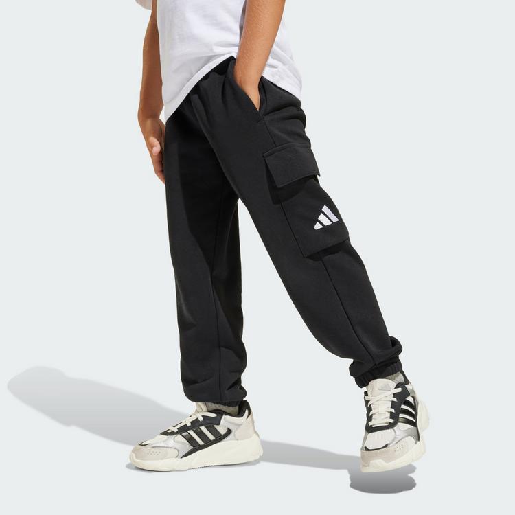 adidas adidas Essentials Kids Cargohose Hose Kinder - Black / White - 1 | SportScheck