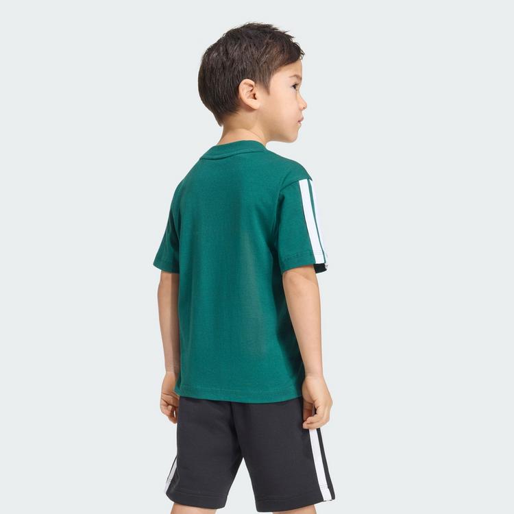 adidas adidas Essentials Kids T-Shirt T-Shirt Kinder - Collegiate Green / White - 2 | SportScheck