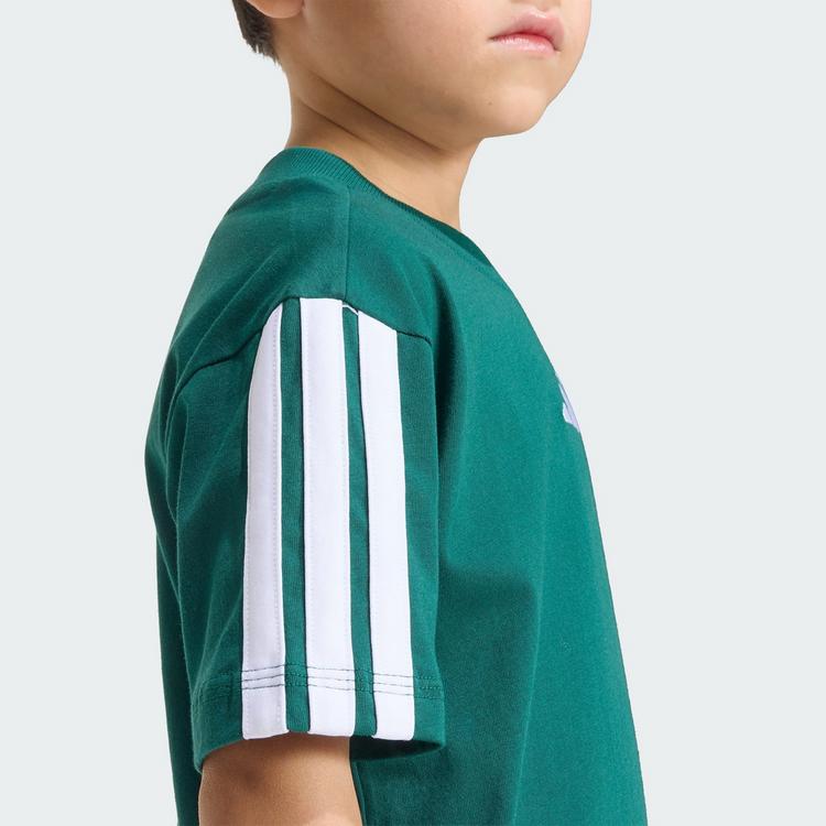 adidas adidas Essentials Kids T-Shirt T-Shirt Kinder - Collegiate Green / White - 4 | SportScheck