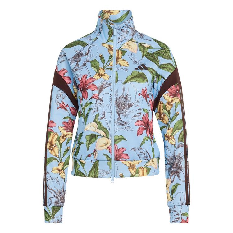 adidas adidas ADIDAS x FARM RIO HOUSE OF TIRO Sweatjacke Damen - Clear Sky / Shadow Brown / Multicolor - 0 | SportScheck