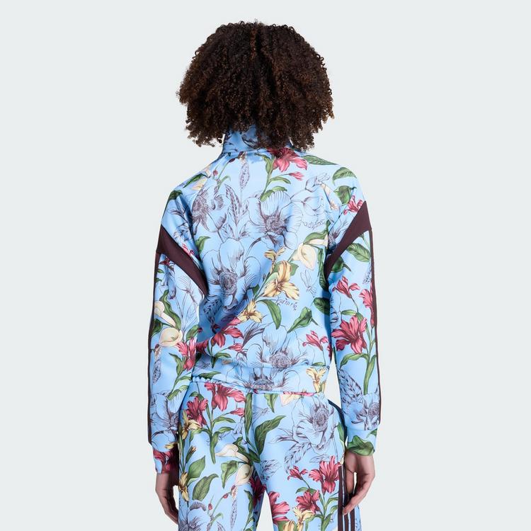 adidas adidas ADIDAS x FARM RIO HOUSE OF TIRO Sweatjacke Damen - Clear Sky / Shadow Brown / Multicolor - 1 | SportScheck