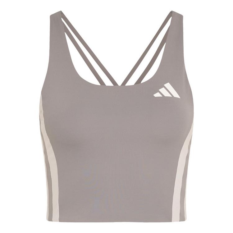 adidas adidas Adizero Archive Running Crop-Top Croptop Damen - Grey Three / Grey One - 0 | SportScheck