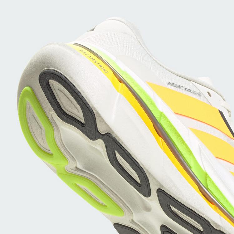 adidas adidas ADISTAR BYD&nbsp;2 LAUFSCHUH Laufschuhe Herren - Cloud White / Lucid Tangerine / Signal Green - 6 | SportScheck