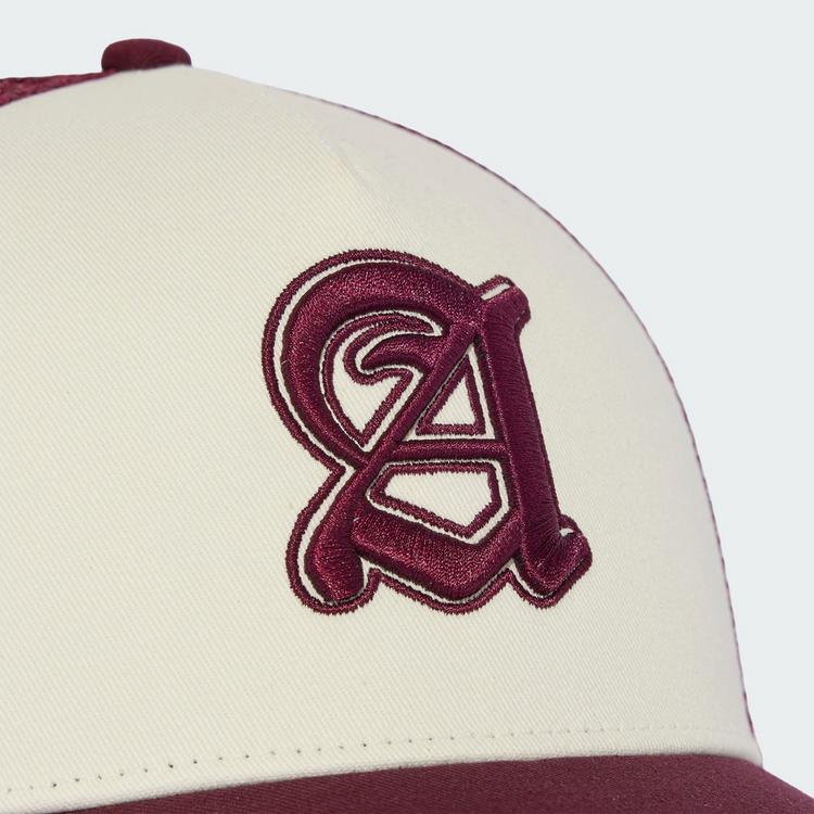 adidas adidas Stadion Grafik Trucker Kappe Cap - Ivory / Maroon - 0 | SportScheck