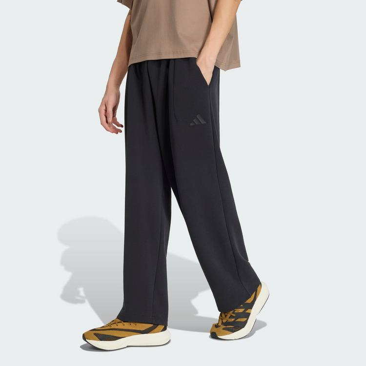 adidas adidas SOFT LUX HOSE, BEIN GERADE GESCHNITTEN Stoffhose Herren - Black - 0 | SportScheck