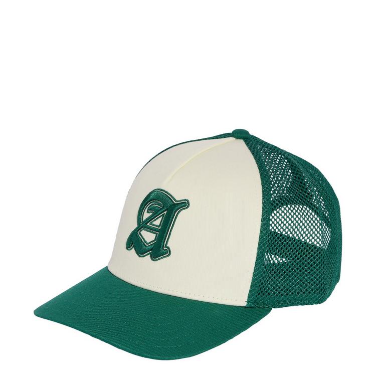 adidas adidas Stadion Grafik Trucker Kappe Cap - Ivory / Collegiate Green - 0 | SportScheck