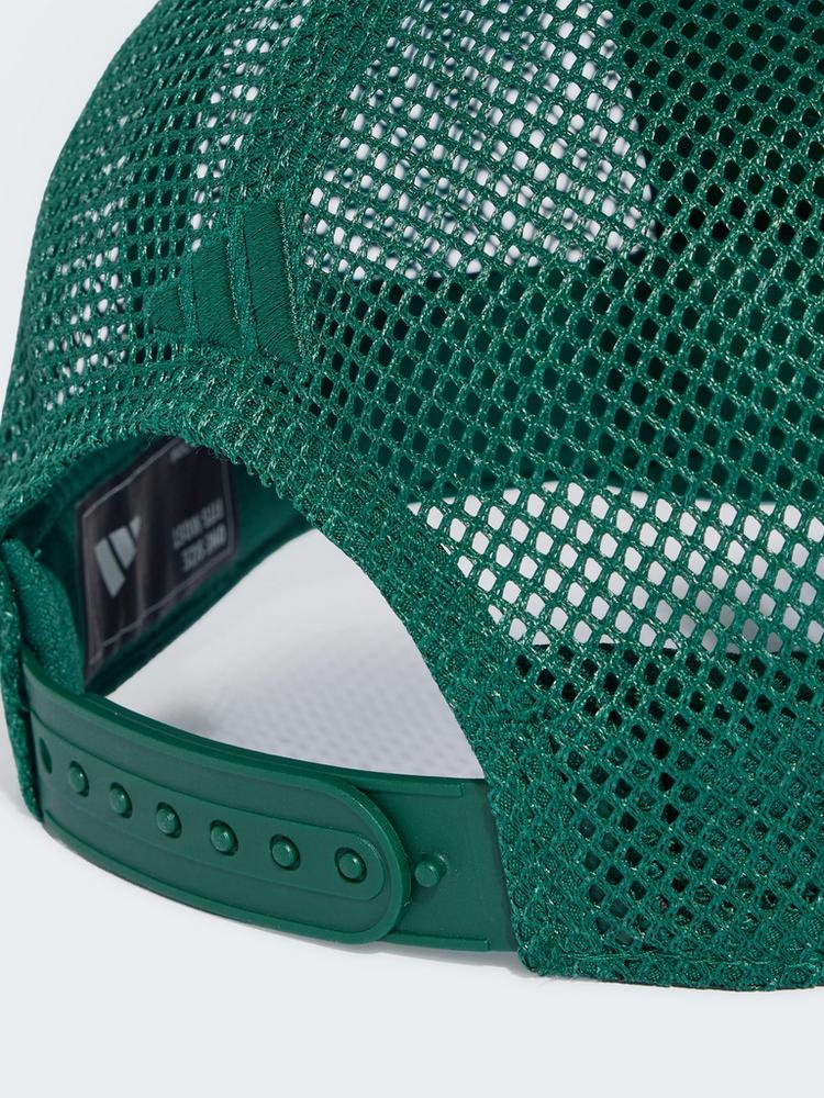 adidas adidas Stadion Grafik Trucker Kappe Cap - Ivory / Collegiate Green - 1 | SportScheck