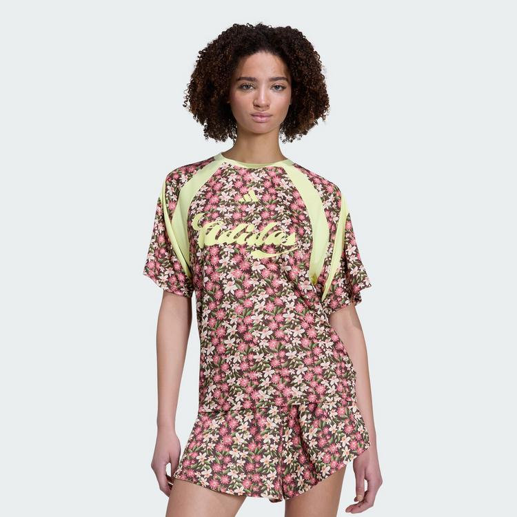 adidas adidas ADIDAS X FARM RIO HOUSE OF TIRO TRIKOT Trikot Damen - Auburn / Pearl Citrine / Multicolor - 0 | SportScheck