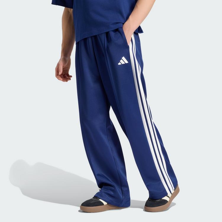 adidas adidas STADIUM LOOSE HOSE, OFFENER SAUM Stoffhose Herren - Dark Blue - 0 | SportScheck