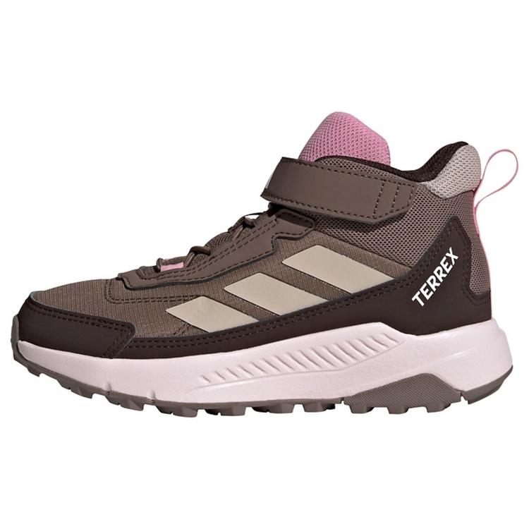 adidas adidas Terrex Anylander Mid Kids Wanderschuh Wanderschuhe Kinder - Earth Strata / Wonder Taupe / Aurora Coffee - 0 | SportScheck