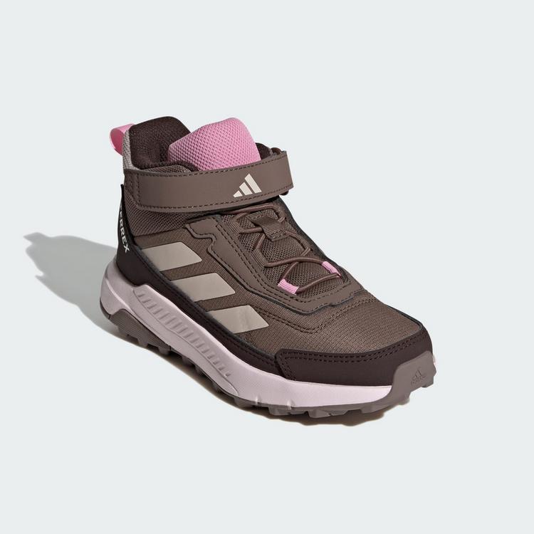 adidas adidas Terrex Anylander Mid Kids Wanderschuh Wanderschuhe Kinder - Earth Strata / Wonder Taupe / Aurora Coffee - 3 | SportScheck
