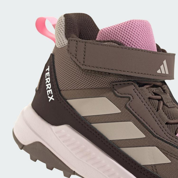adidas adidas Terrex Anylander Mid Kids Wanderschuh Wanderschuhe Kinder - Earth Strata / Wonder Taupe / Aurora Coffee - 7 | SportScheck