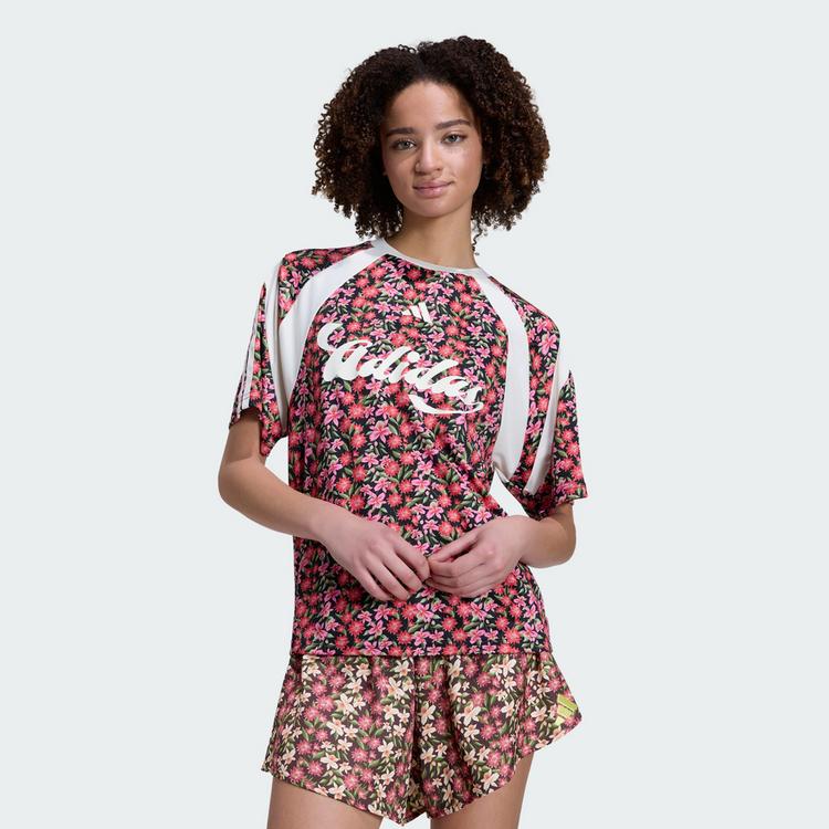 adidas adidas ADIDAS X FARM RIO HOUSE OF TIRO TRIKOT Trikot Damen - Black / Cream White / Multicolor - 0 | SportScheck