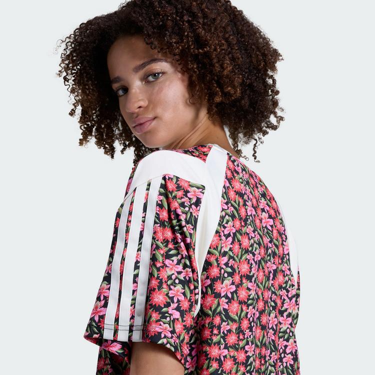 adidas adidas ADIDAS X FARM RIO HOUSE OF TIRO TRIKOT Trikot Damen - Black / Cream White / Multicolor - 1 | SportScheck