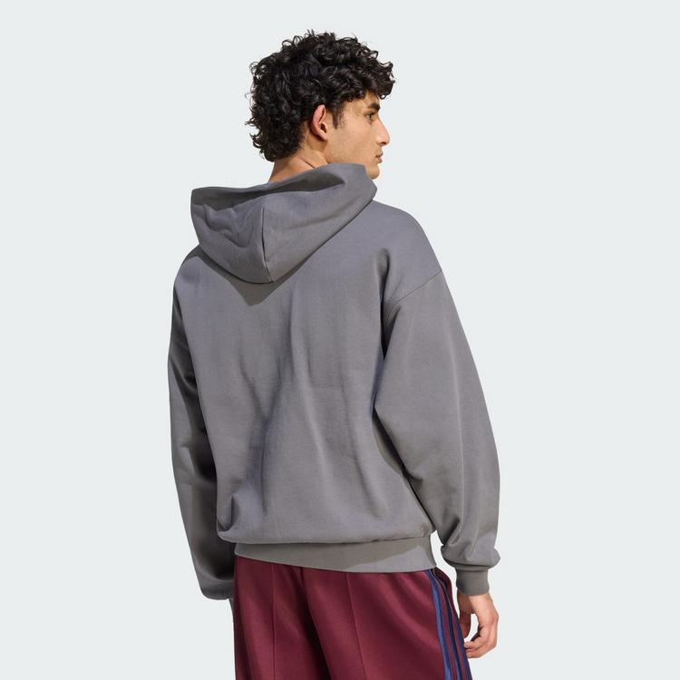 adidas adidas ADIDAS KIT KAPUZENJACKE, KLEINES LOGO Sweatjacke Herren - Grey Five - 1 | SportScheck