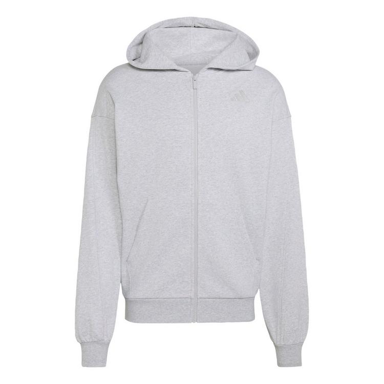 adidas adidas ADIDAS KIT KAPUZENJACKE, KLEINES LOGO Sweatjacke Herren - Light Grey Heather - 0 | SportScheck
