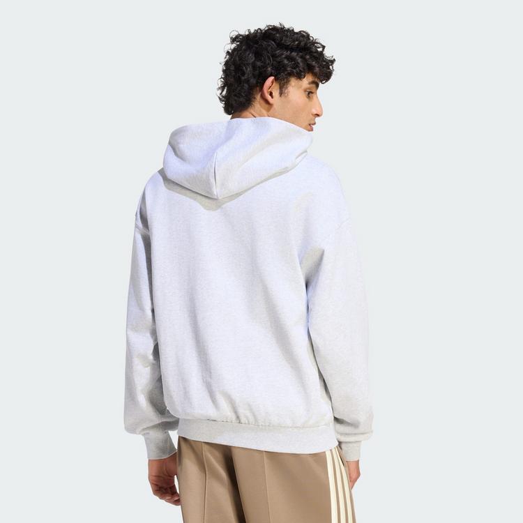adidas adidas ADIDAS KIT KAPUZENJACKE, KLEINES LOGO Sweatjacke Herren - Light Grey Heather - 1 | SportScheck