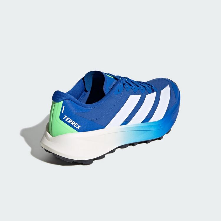 adidas adidas Terrex Agravic 4 Trail Running Schuh Fitnessschuhe Herren - Blue / Cloud White / Lime Burst - 4 | SportScheck