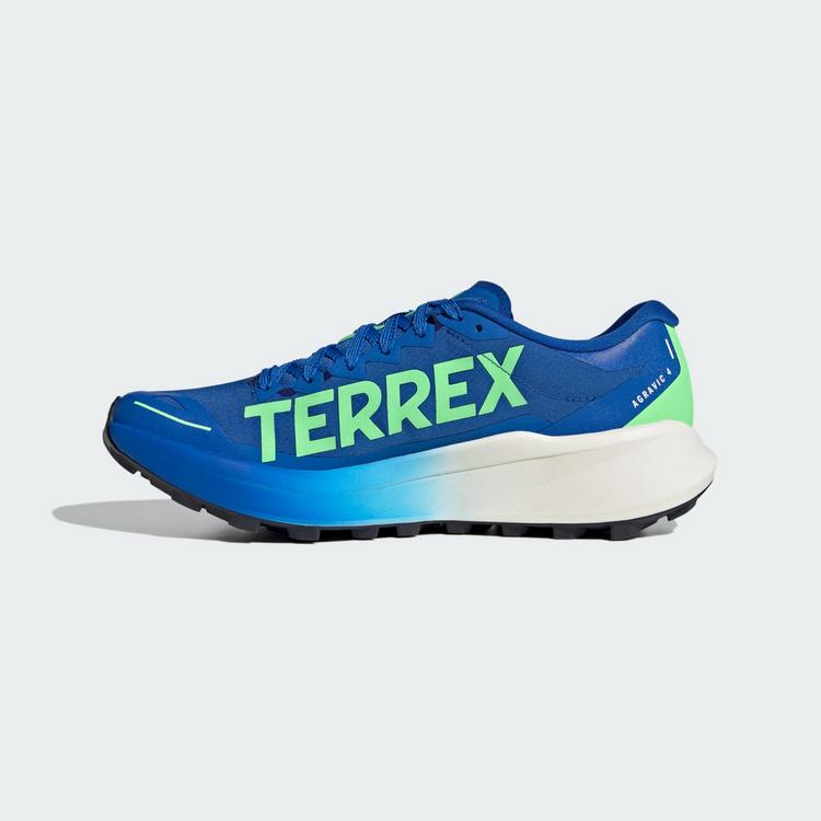 adidas adidas Terrex Agravic 4 Trail Running Schuh Fitnessschuhe Herren - Blue / Cloud White / Lime Burst - 5 | SportScheck
