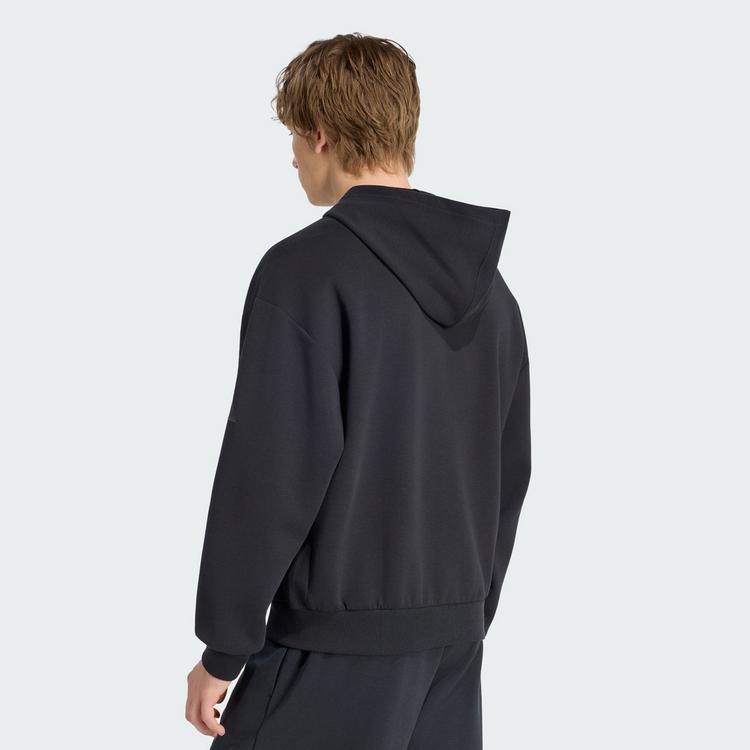 adidas adidas SOFT LUX KAPUZENJACKE Sweatjacke Herren - Black - 1 | SportScheck
