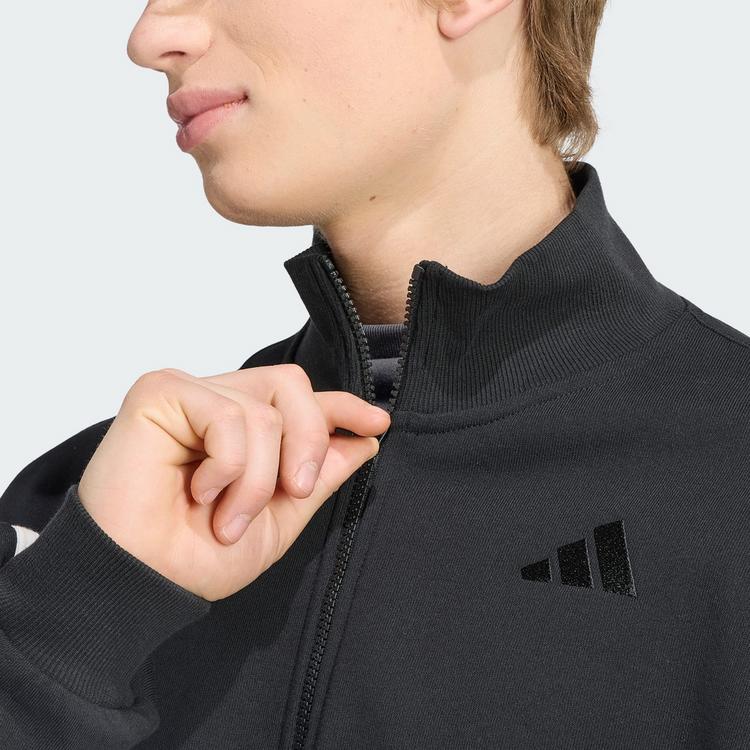 adidas adidas adidas Kit 3-Streifen Trainingsjacke Trainingsanzug Herren - Black / Off White - 1 | SportScheck