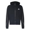 adidas STADIUM SMALL LOGO FULL-ZIP HOODIE Sweatjacke Herren - Black