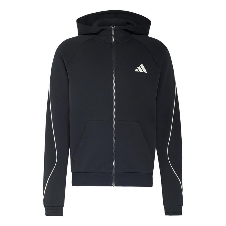 adidas adidas STADIUM SMALL LOGO FULL-ZIP HOODIE Sweatjacke Herren - Black - 0 | SportScheck