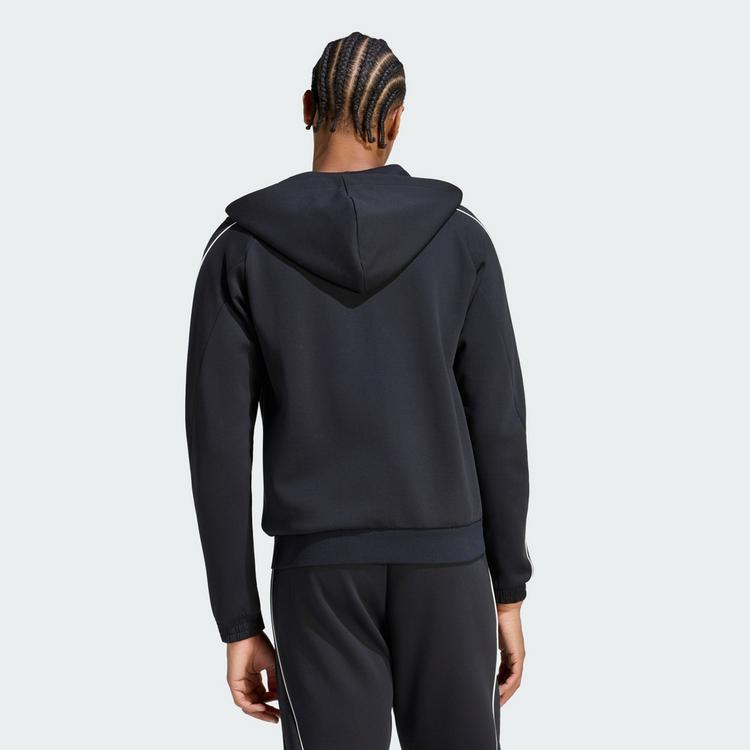 adidas adidas STADIUM SMALL LOGO FULL-ZIP HOODIE Sweatjacke Herren - Black - 1 | SportScheck