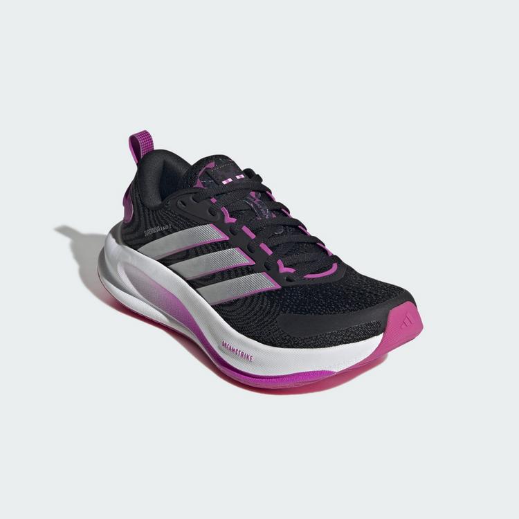 adidas adidas ADIDAS MINECRAFT SUPERNOVA EASE&nbsp;2 Kids Laufschuhe Kinder - Core Black / Silver Metallic / Purple Burst - 3 | SportScheck