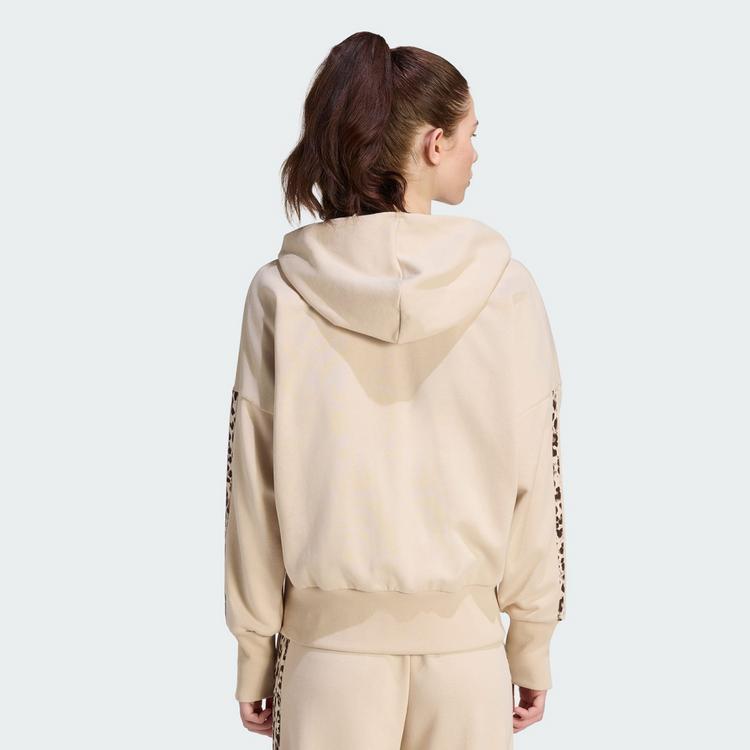 adidas adidas Seasonal Essentials 3-Streifen Sweatjacke Damen - Crystal Linen / Multicolor / Khaki Six - 1 | SportScheck