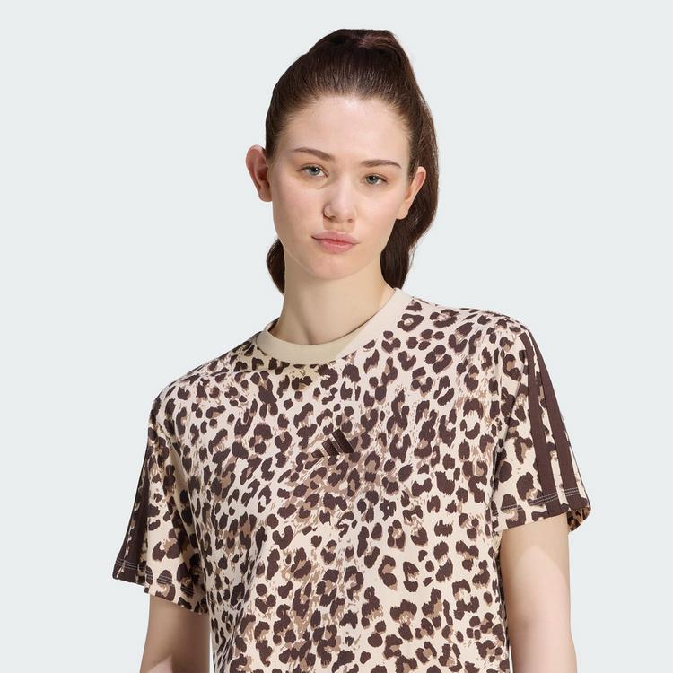 adidas adidas Seasonal Essentials T-Shirt mit T-Shirt Damen - Multicolor / Crystal Linen - 0 | SportScheck