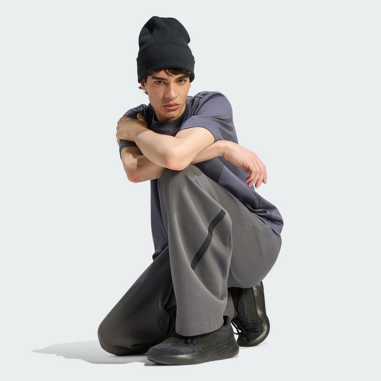 adidas adidas ADIDAS Z.N.E. HOSE OFFENER SAUM Freizeithose Herren - Grey Five - 0 | SportScheck