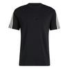 adidas ADIDAS KIT 3-STREIFEN T-SHIRT, REGUL&Auml;RE T-Shirt Herren - Black / Off White