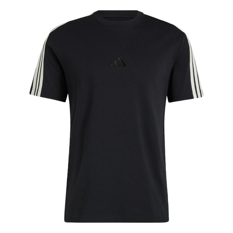 adidas adidas ADIDAS KIT 3-STREIFEN T-SHIRT, REGUL&Auml;RE T-Shirt Herren - Black / Off White - 0 | SportScheck