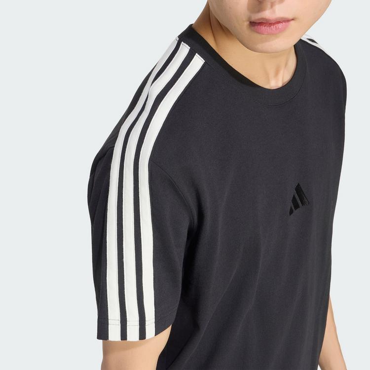 adidas adidas ADIDAS KIT 3-STREIFEN T-SHIRT, REGUL&Auml;RE T-Shirt Herren - Black / Off White - 1 | SportScheck