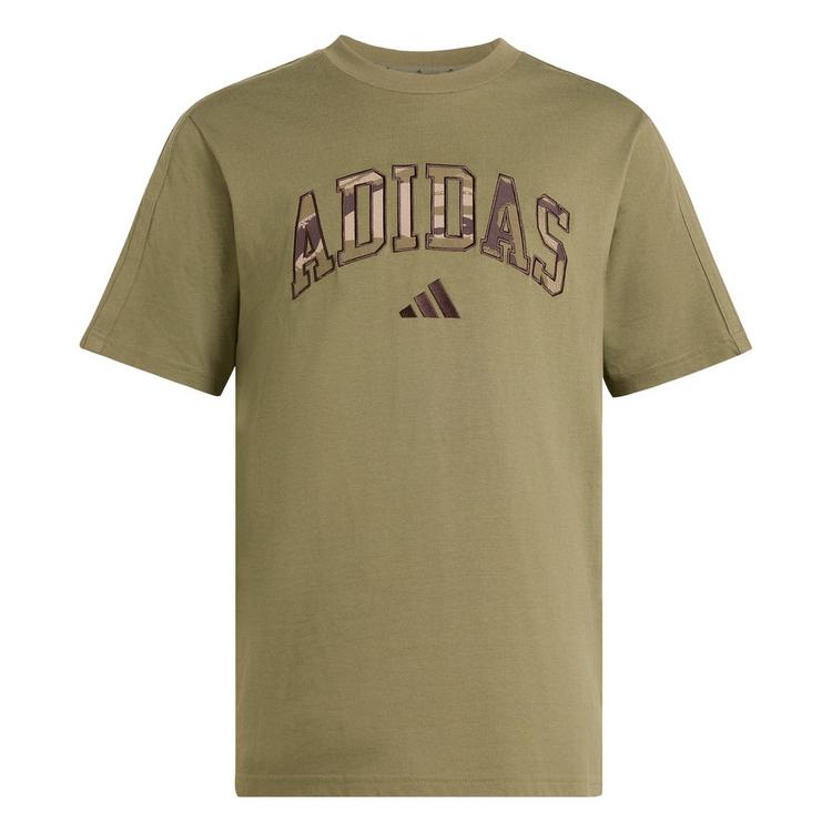 adidas adidas Seasonal Essentials Camo T-Shirt T-Shirt Herren - Olive Strata / Multicolor - 0 | SportScheck