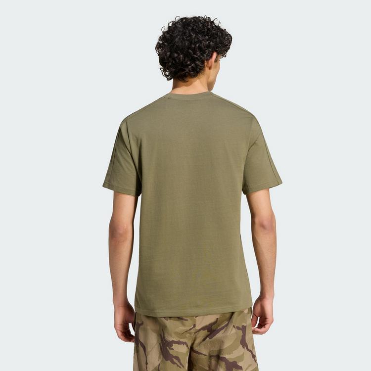 adidas adidas Seasonal Essentials Camo T-Shirt T-Shirt Herren - Olive Strata / Multicolor - 1 | SportScheck