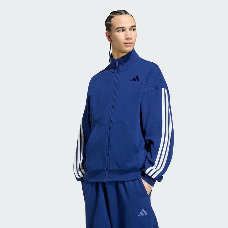 adidas adidas adidas Kit 3-Streifen Trainingsjacke Trainingsanzug Herren - Dark Blue / Off White - 0 | SportScheck