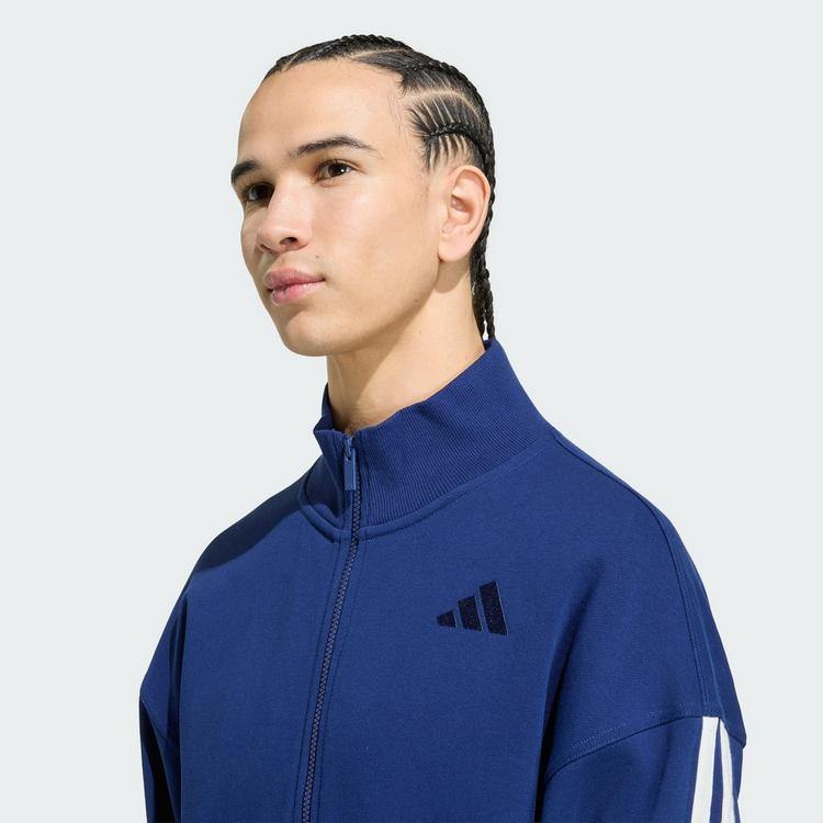 adidas adidas adidas Kit 3-Streifen Trainingsjacke Trainingsanzug Herren - Dark Blue / Off White - 0 | SportScheck