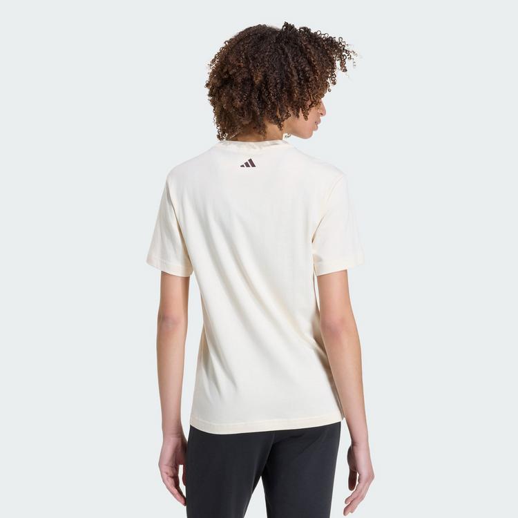 adidas adidas ADIDAS x FARM RIO GRAFIK-T-SHIRT T-Shirt Damen - Ecru Tint / Shadow Brown / Multicolor - 1 | SportScheck